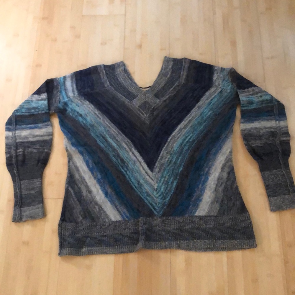 Free People, multi colored sweater. Gently used.